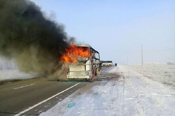 مراجع چهارگانه پیگیری دلایل آتش سوزی اتوبوس معدن‌کاران گلستانی