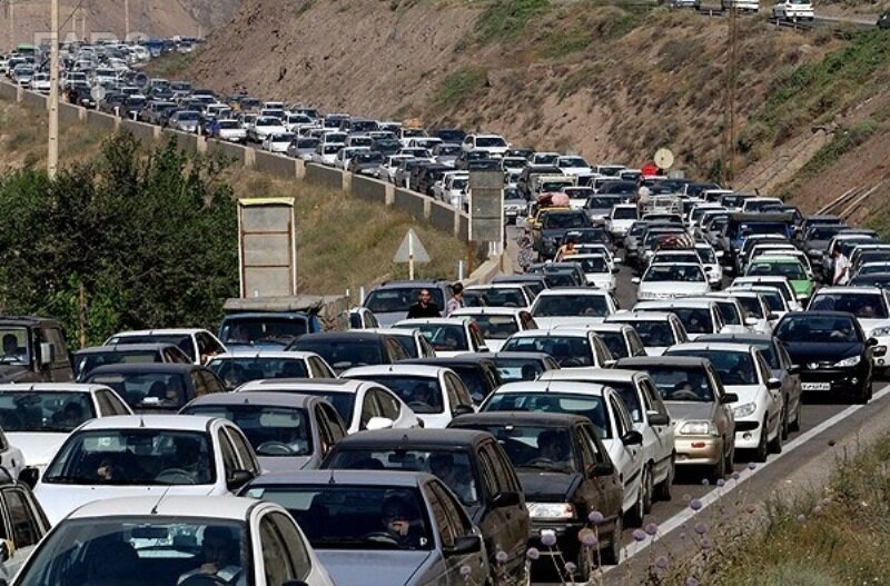 آخرین وضعیت ترافیکی جاده های کشور |  ترافیک سنگین در برخی از محورها | اعلام مسیرهای مسدود