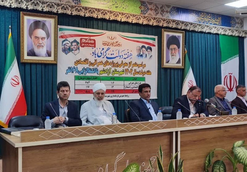 گام بلند دولت برای توسعه شرق گلستان؛ افتتاح ۱۱۹ پروژه عمرانی و اقتصادی در آزادشهر گام بلند دولت برای توسعه شرق گلستان؛ افتتاح ۱۱۹ پروژه عمرانی و اقتصادی در آزادشهر